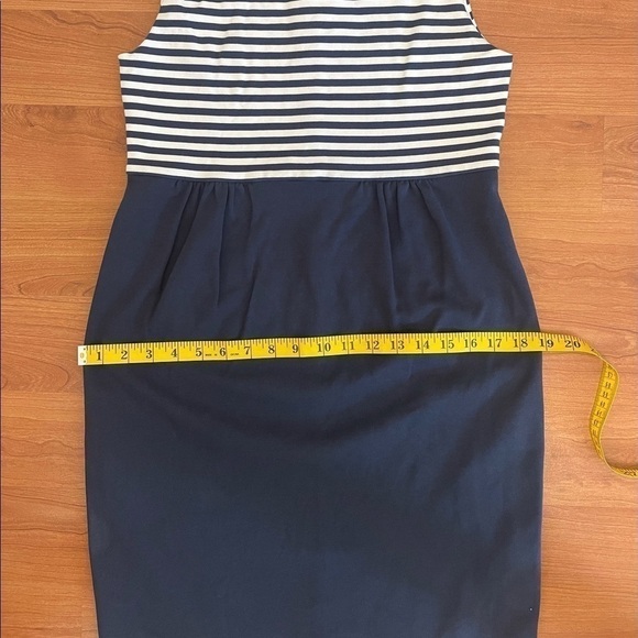 MAX MARA weekend stripes navy blue sleeveless dress - Picture 9 of 11